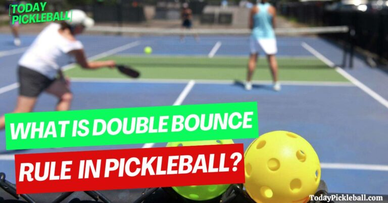 double bounce rule in pickleball