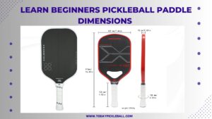 Here is the daigraim of pickleball paddle dimensions