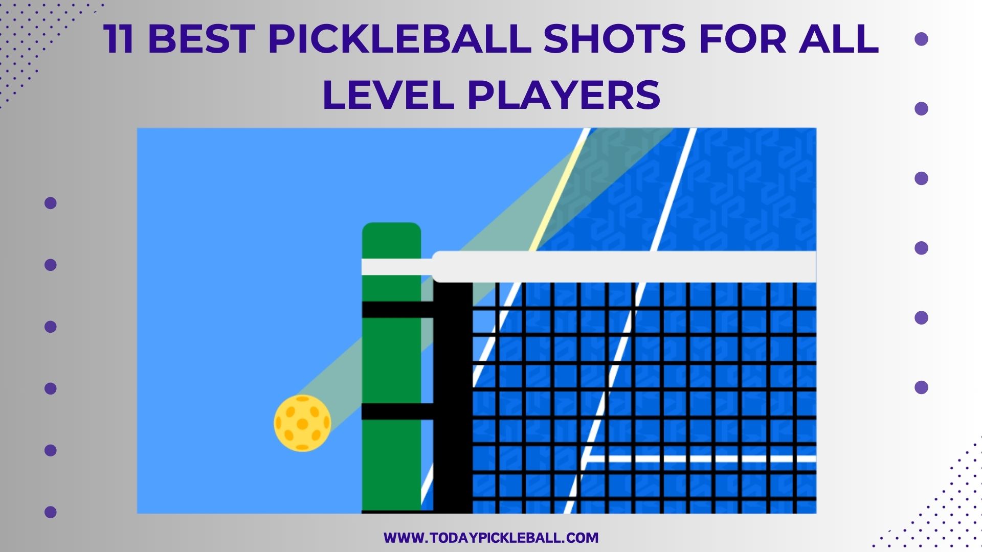 here is the image of pickleball balls to guide you about the Best Pickleball Shots