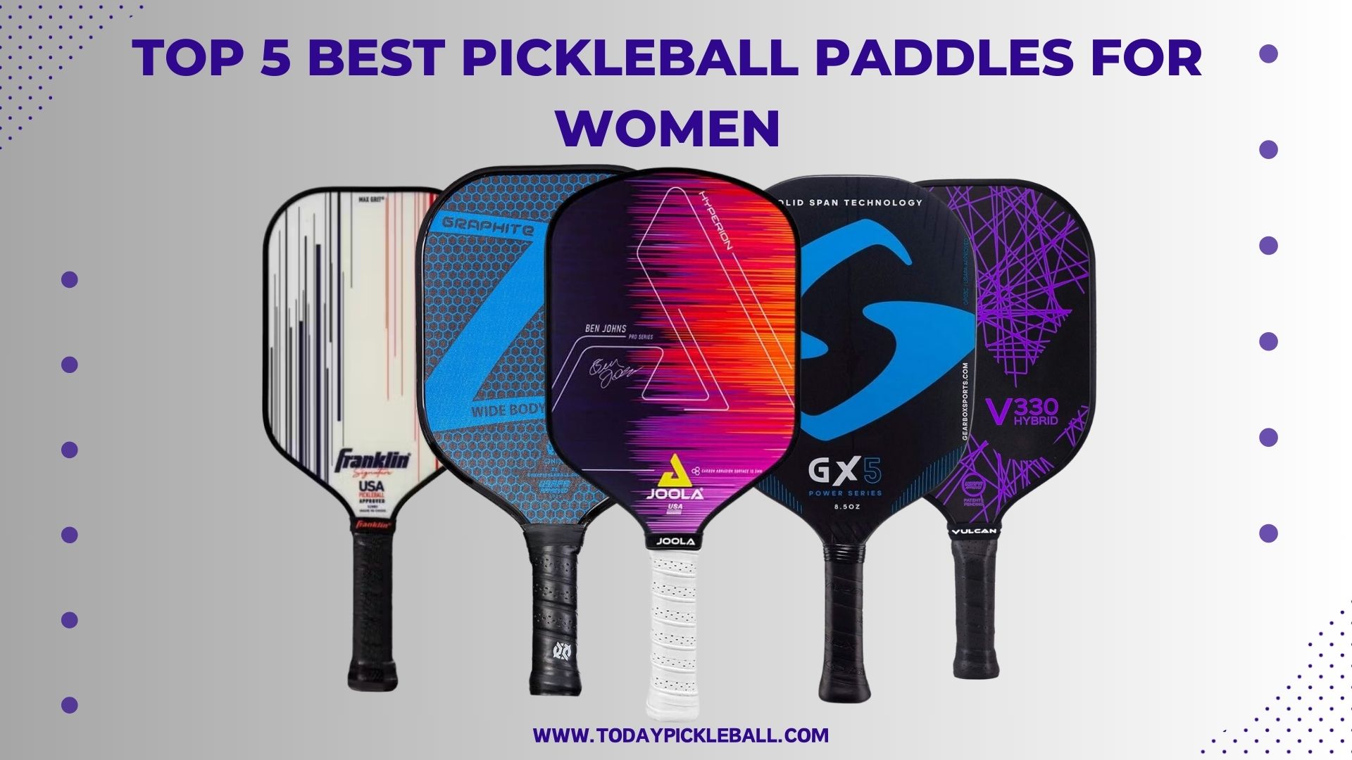 here is the image of some of the Best pickleball paddles For Women