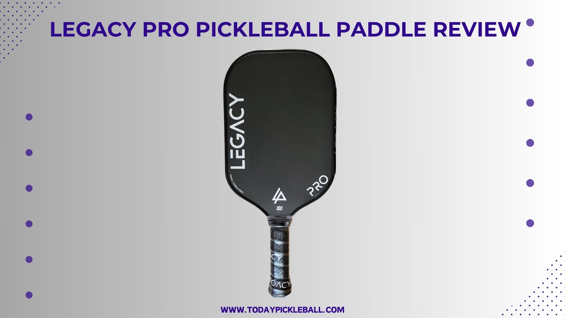 here is the image of Legacy Pro paddle to give a hand review about Legacy Pro Pickleball Paddle Review